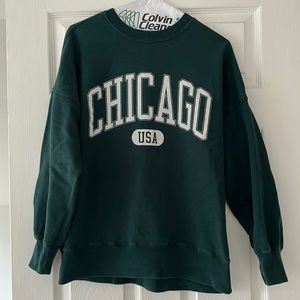 Oversized graphic Abercrombie and Fitch Sweatshirt